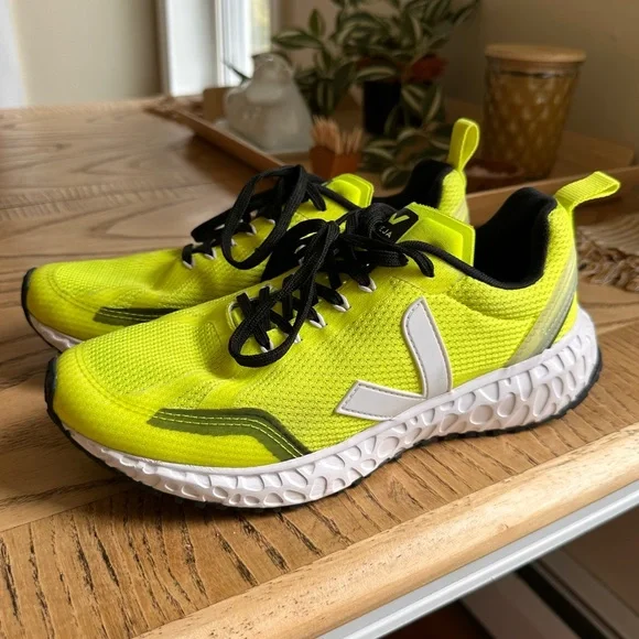 Veja Shoes Neon Yellow Veja Condor Mesh Jaune Fluo Running